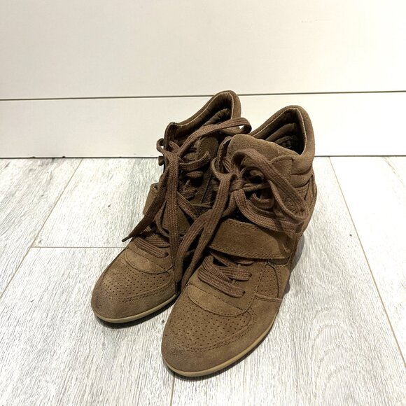 NEW ASH BOWIE WEDGE SNEAKER NUT US 5 - Picture 2 of 5